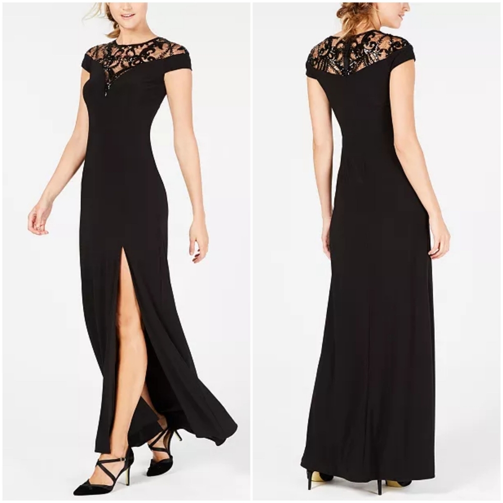 NWT Adrianna Papell Sequined Gown